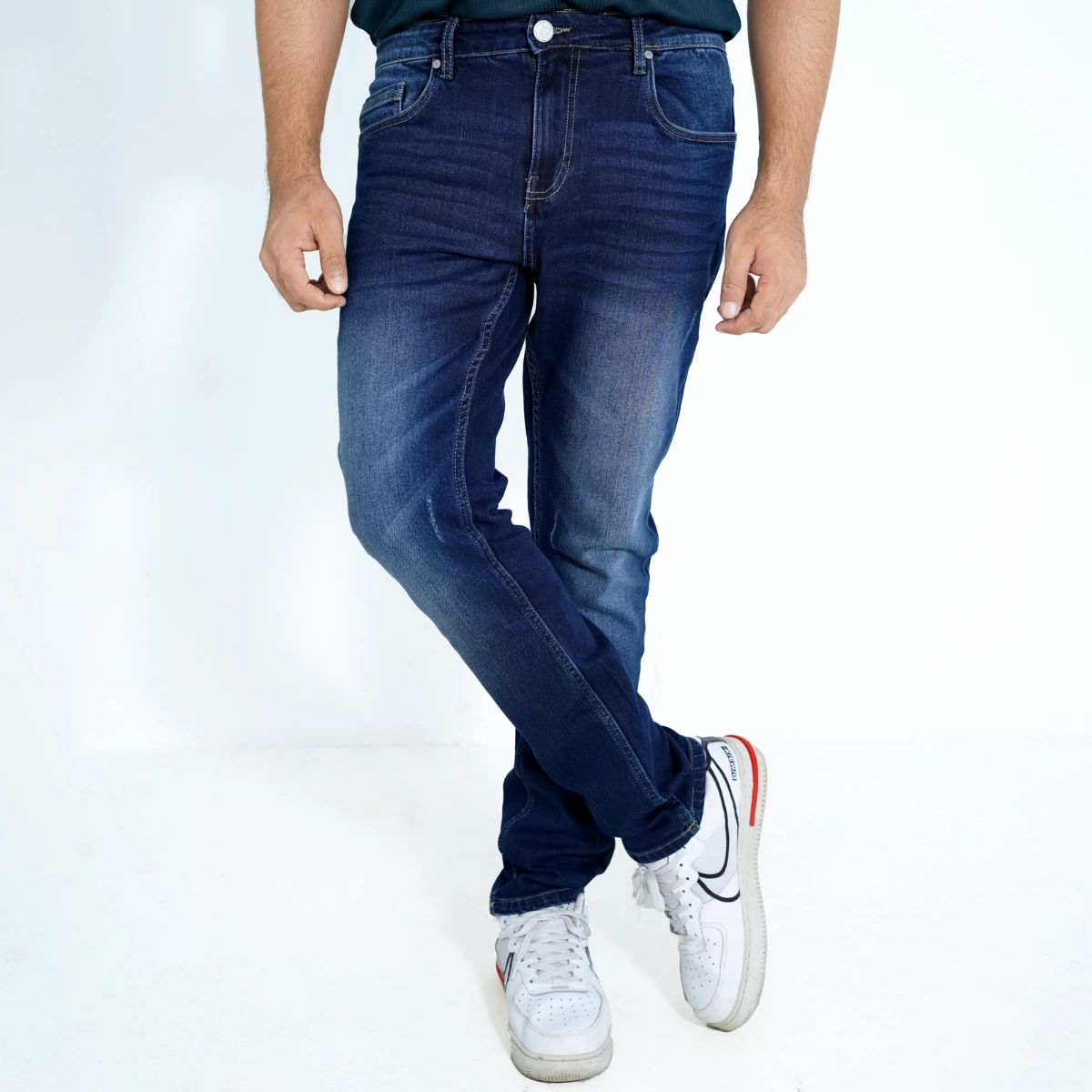 Sale/Deals JEVISE Midnight Blue Slim Fit Jeans Pant for Men in Bangladesh – Deep Indigo Denim
