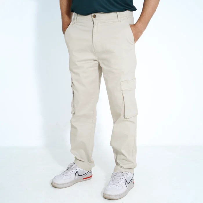 JEVISE Relaxed Cargo Pant Cloud Sand for Men in Bangladesh – Utility Style