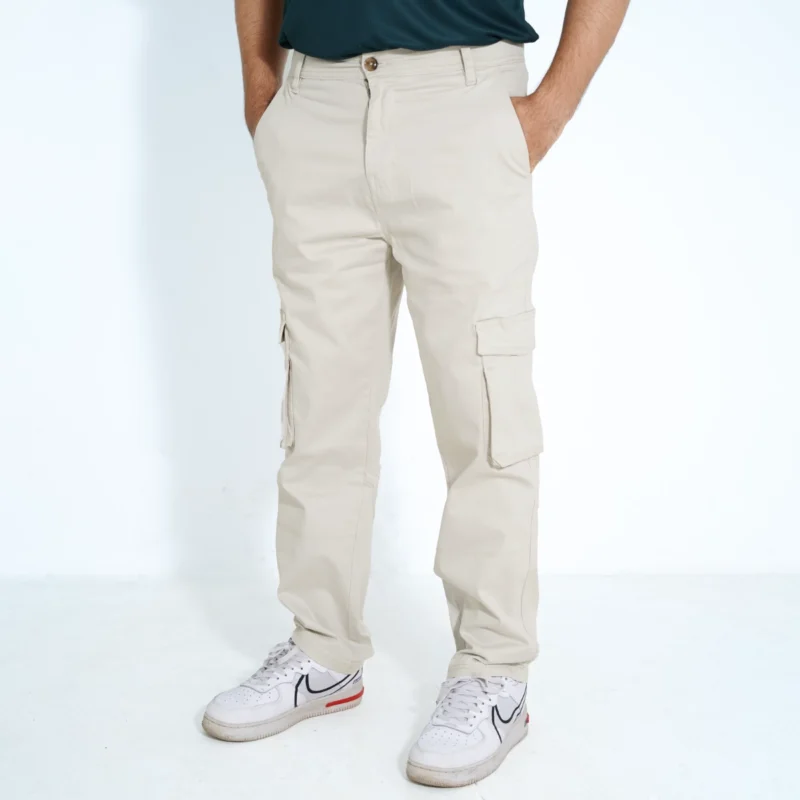 JEVISE Relaxed Cargo Pant Cloud Sand for Men in Bangladesh – Utility Style