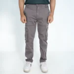 JEVISE Relaxed Cargo Pant Phantom Grey – Street Style Look.