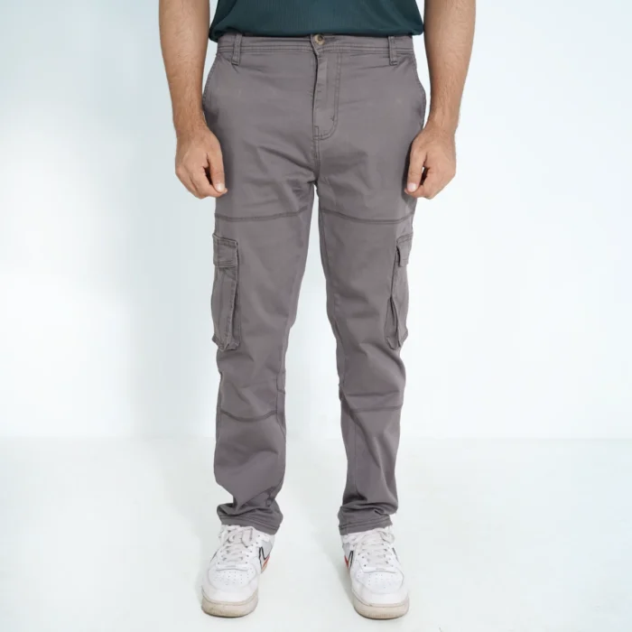 JEVISE Relaxed Cargo Pant Phantom Grey – Street Style Look.