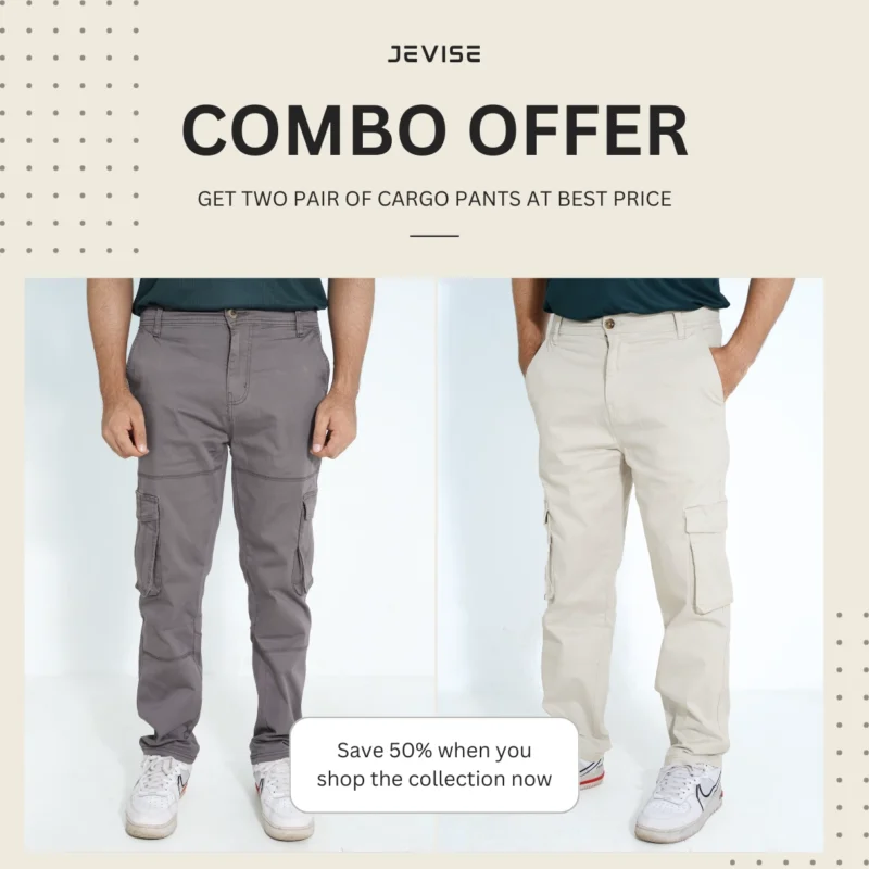 Jevise Cargo Pants Combo Offer